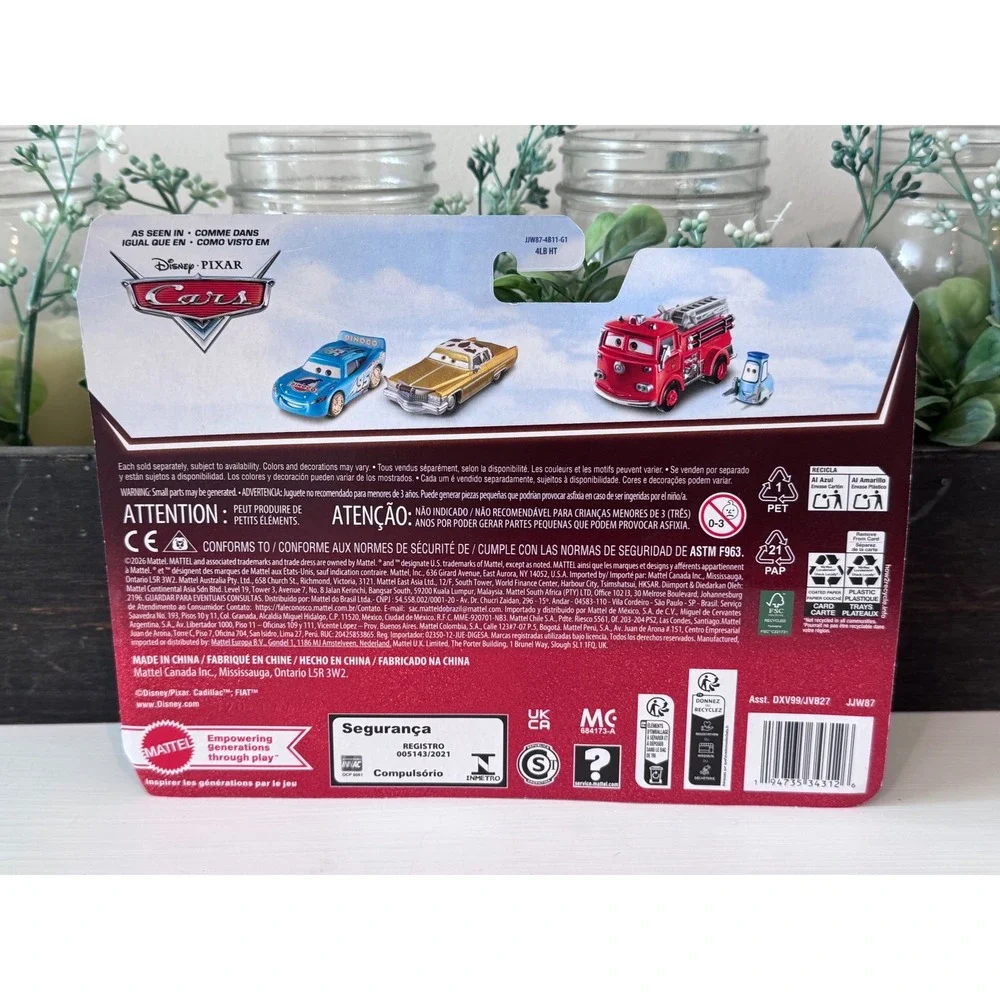 Disney Pixar Cars 20th Anniversary Buzz Lightyear Woody Toy Story 2 Pack